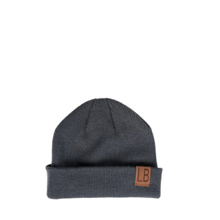 Little Bipsy Knit Beanie - Smoke