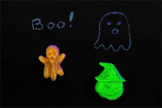 Mud Pie Halloween Glow in the Dark Chalk Set, Mud Pie, Boo Basket, Chalk, Glow in the Dark, Halloween, Halloween Bracelet, Sidewalk Chalk, Sidewalk Chalk - Basically Bows & Bowties