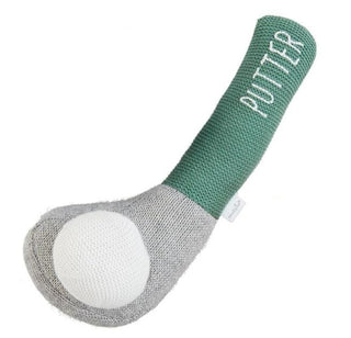 Mud Pie Golf Knit Rattle