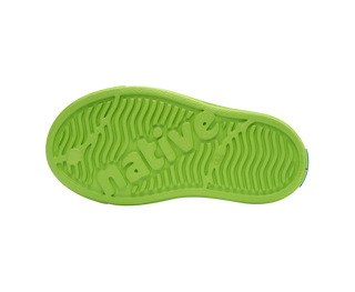 Native Jefferson Cozy Kids Shoes - Snap Green / Maui Blue, Native, Boys Shoes, cf-size-c10, cf-size-c11-no-backstrap, cf-size-c12-no-backstrap, cf-size-c13-no-backstrap, cf-size-c4, cf-size-c