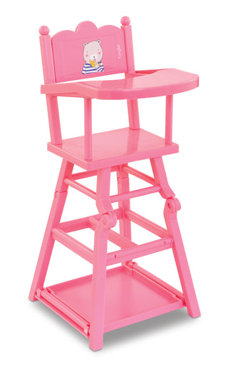 Corolle Baby Doll High Chair 2-in-1 Design for 14" & 17" Baby