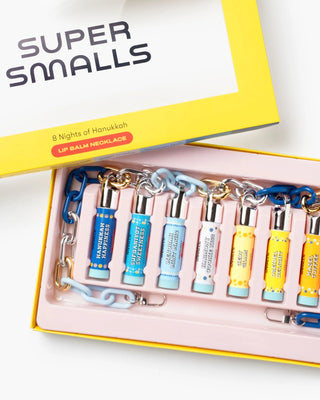 Super Smalls, Super Smalls 8 Nights of Hanukkah Lip Balm Necklace - Basically Bows & Bowties