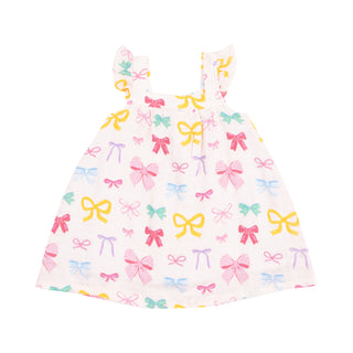 Angel Dear Muslin Sundress - Colorful Bows