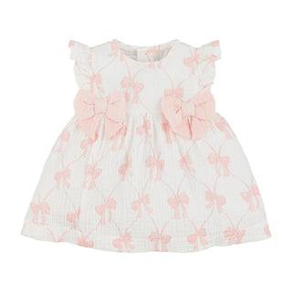 Mud Pie Bow Print Dress