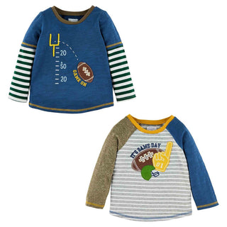 Mud Pie Game Day L/S Tee, Mud Pie, cf-size-large-4t-5t, cf-size-medium-2t-3t, cf-size-small-12-18-months, cf-type-shirt, cf-vendor-mud-pie, Football, Football Shirt, Football Tee, Game Day, M