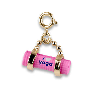 Charm It! Gold Yoga Mat Charm