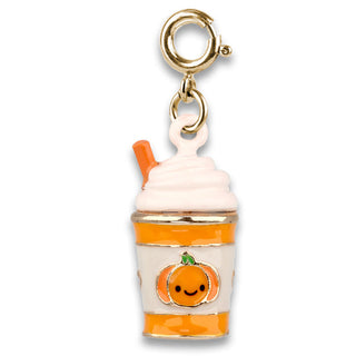 Charm It! Gold Pumpkin Spice Latte Charm