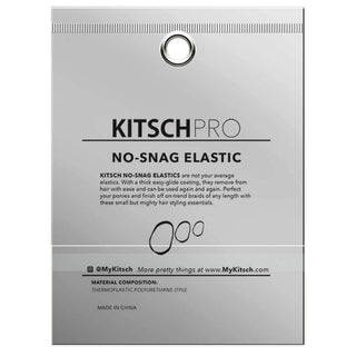 Kitsch, Kitsch No-Snag Elastic 100 Pc Set - Clear - Basically Bows & Bowties