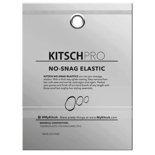 Kitsch, Kitsch No-Snag Elastic 100 Pc Set - Black - Basically Bows & Bowties