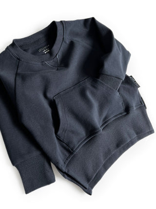 Little Bipsy Pocket Pullover - Navy, Little Bipsy Collection, cf-size-0-3-months, cf-size-3-6-months, cf-size-4-5, cf-size-7, cf-type-tee, cf-vendor-little-bipsy-collection, Hello Fall, LBFAL