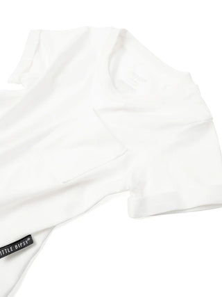 Little Bipsy Bamboo Pocket Tee - Off White