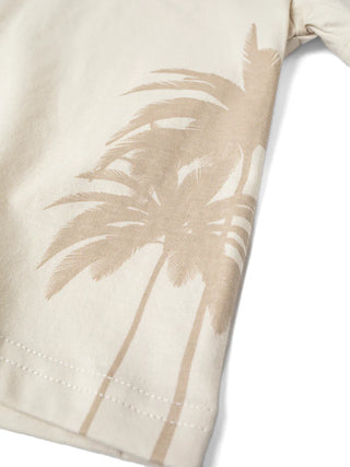 Little Bipsy Resort Palm Tee - Cream