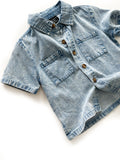 Little Bipsy Chambray Button Up