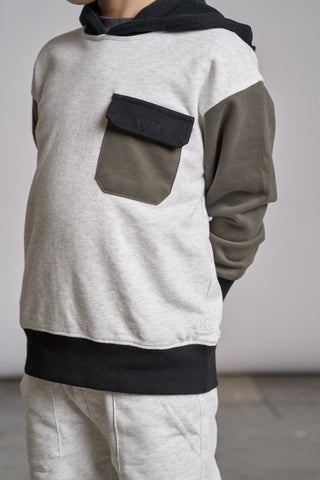 Little Bipsy Color Block Hoodie