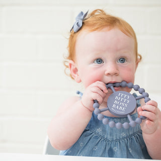 Bella Tunno, Bella Tunno Itty Bitty Boss Babe Happy Teether - Basically Bows & Bowties