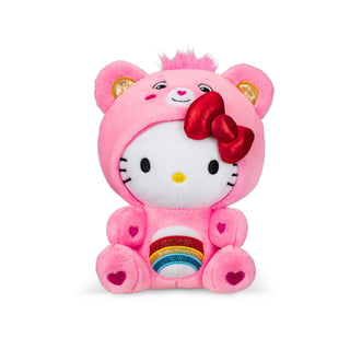 Schylling, Hello Kitty & Friends x Care Bears Plush 8" Stuffed Animal - Basically Bows & Bowties