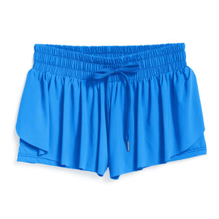 Tractr Butterfly Shorts - Bright Blue