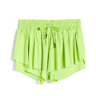 Tractr Butterfly Shorts - Neon Apple