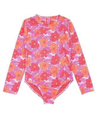 Feather 4 Arrow Wave Chaser Surf Suit - Lilac Floral