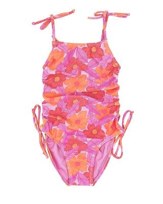 Feather 4 Arrow Seaside One Piece Swimsuit - Lilac Floral