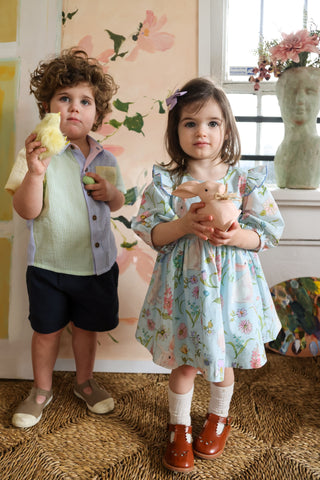 Pink Chicken Girls Brooke Dress - Botanical Bunnies