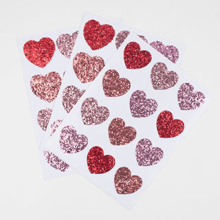 Meri Meri Glitter Heart Stickers