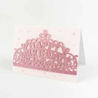 Meri Meri Wearable Pink Tiara Birthday Card