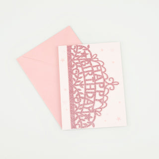 Meri Meri Wearable Pink Tiara Birthday Card