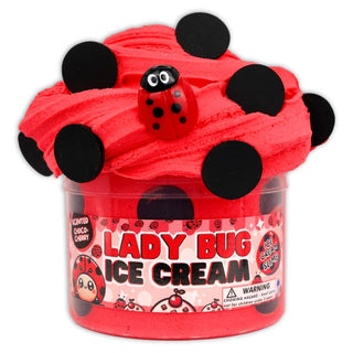 Dope Slimes Ladybug Ice Cream Slime