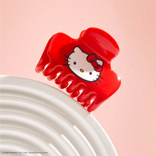 Hello Kitty x Kitsch Recycled Puffy Claw Clip - Kitty Face