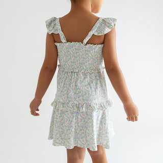 Posh Peanut Prairie Floral Smocked Babydoll Dress