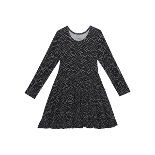 Posh Peanut Aggie L/S Ruffled Twirl Dress