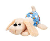 Pound Puppies Newborn Stuffed Animal Blue Diaper