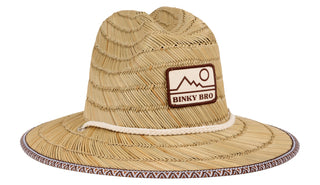 Binky Bro Barney Patrol (Mt. Banks) Straw Sun Hat