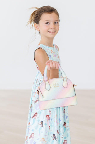 Mila & Rose Girl's Crossbody Purse - Unicorn Glitter