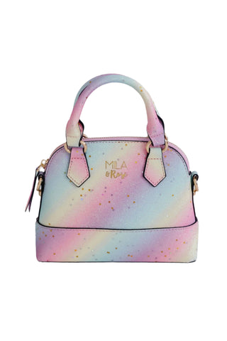 Mila & Rose Girl's Crossbody Purse - Unicorn Glitter