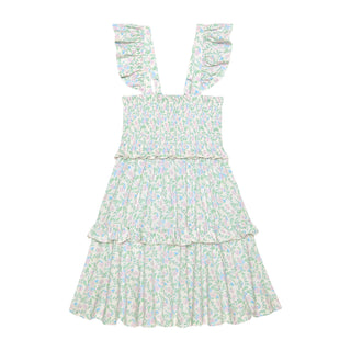 Posh Peanut Prairie Floral Smocked Babydoll Dress