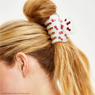 Hello Kitty x Kitsch Recycled Puffy Claw Clip - Kitty Bows