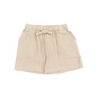 Angel Dear Solid Muslin Short - Oxford Tan