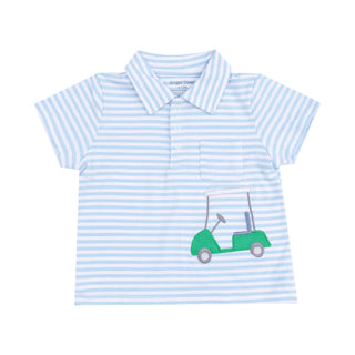 Angel Dear Applique Polo Shirt & Short Set - Golf