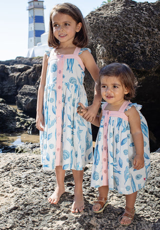 Pink Chicken Girls Gabriela Dress - Lisbon Coast