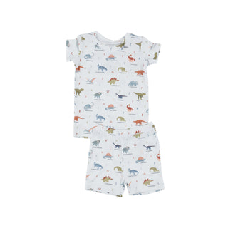 Angel Dear Short Loungewear Set w/Shorts - Dinosaur ABC