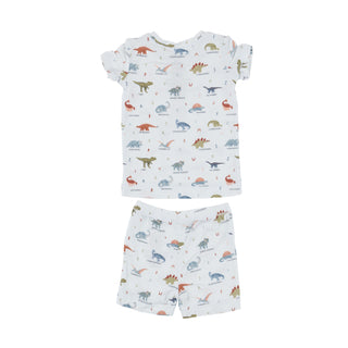 Angel Dear Short Loungewear Set w/Shorts - Dinosaur ABC