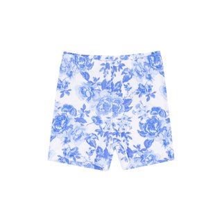 Angel Dear Loungewear Short Set - Roses in Blue