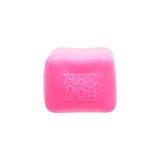 NeeDoh Glow in the Dark Nice Cube  Pink