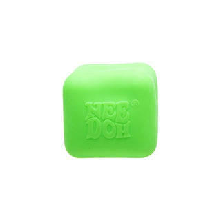 NeeDoh Glow in the Dark Nice Cube Green