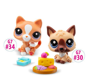 Schylling, Littlest Pet Shop Pet Pairs Play Set - Basically Bows & Bowties