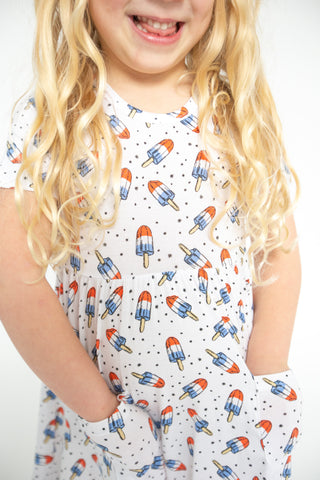 Angel Dear Twirly S/S Dress - Astropops