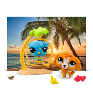 Schylling, Littlest Pet Shop Petfluencers Play Set - Basically Bows & Bowties