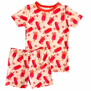 In My Jammers Coral Popsicle S/S 2pc PJ Set